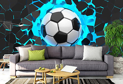 3d Fototapeta Futbalová lopta 1059